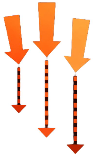 Traffic leaking away illustration